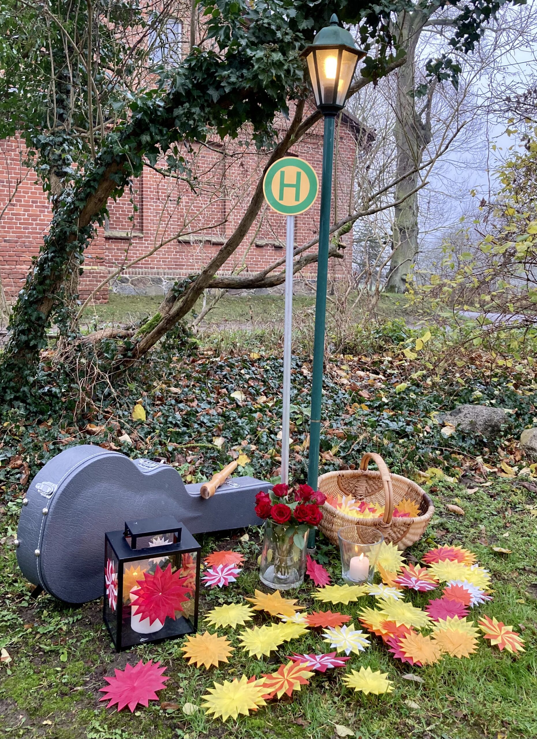 Aktion "Advent an der Bushaltestelle"