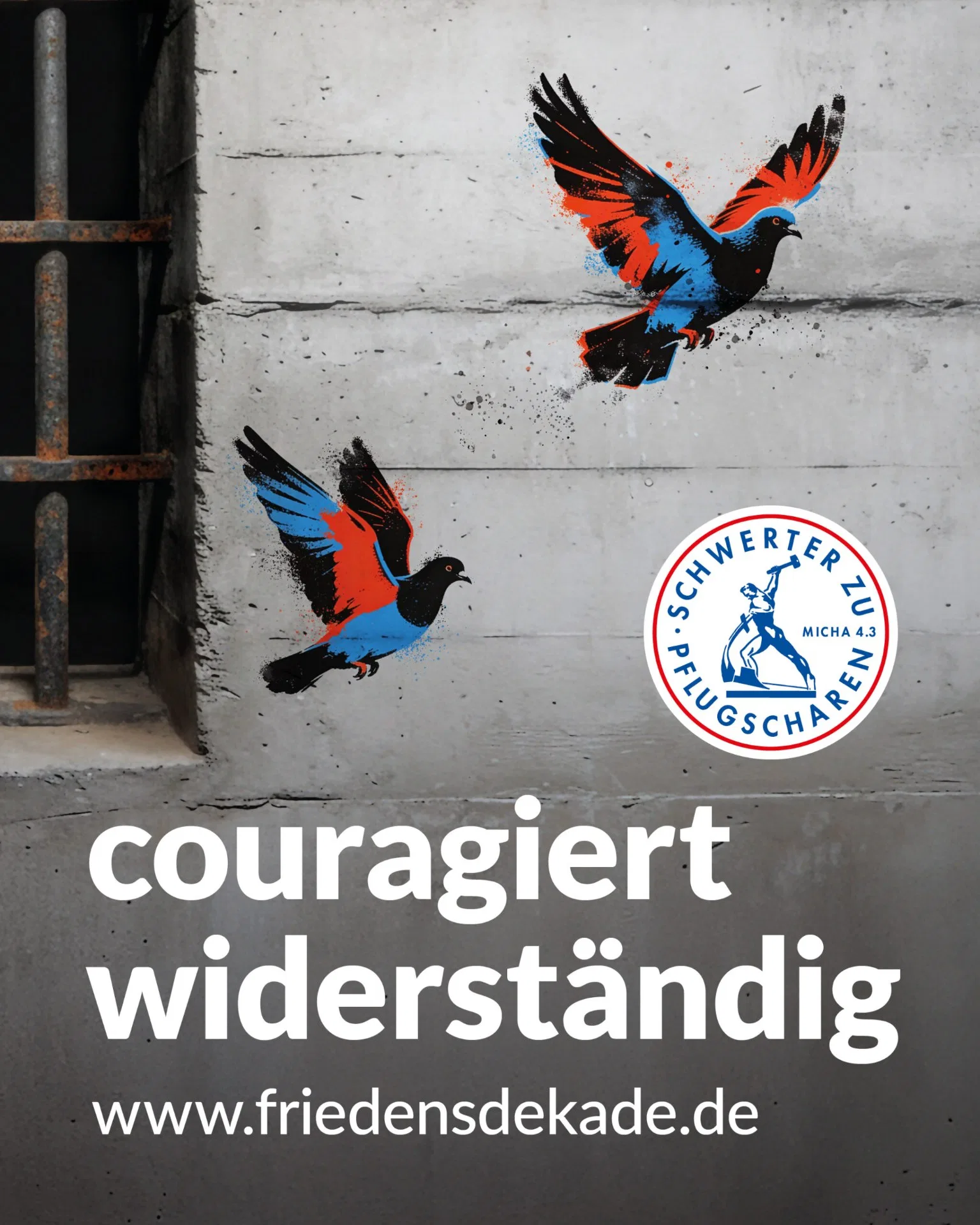 couragiert widerständig - ökumenische FriedensDekade 2026